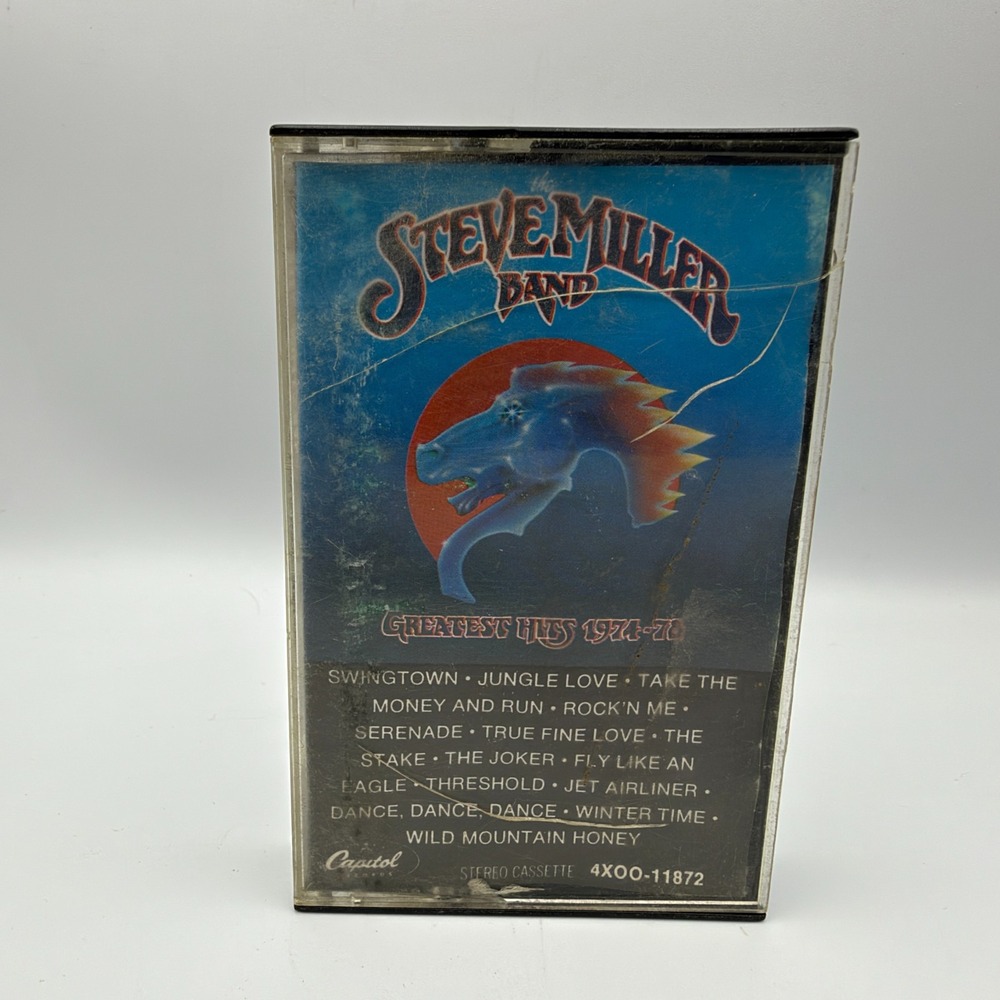 Steve Miller Band Greatest Hits 1974-78 Cassette Tape Rock Vintage Music Jungle